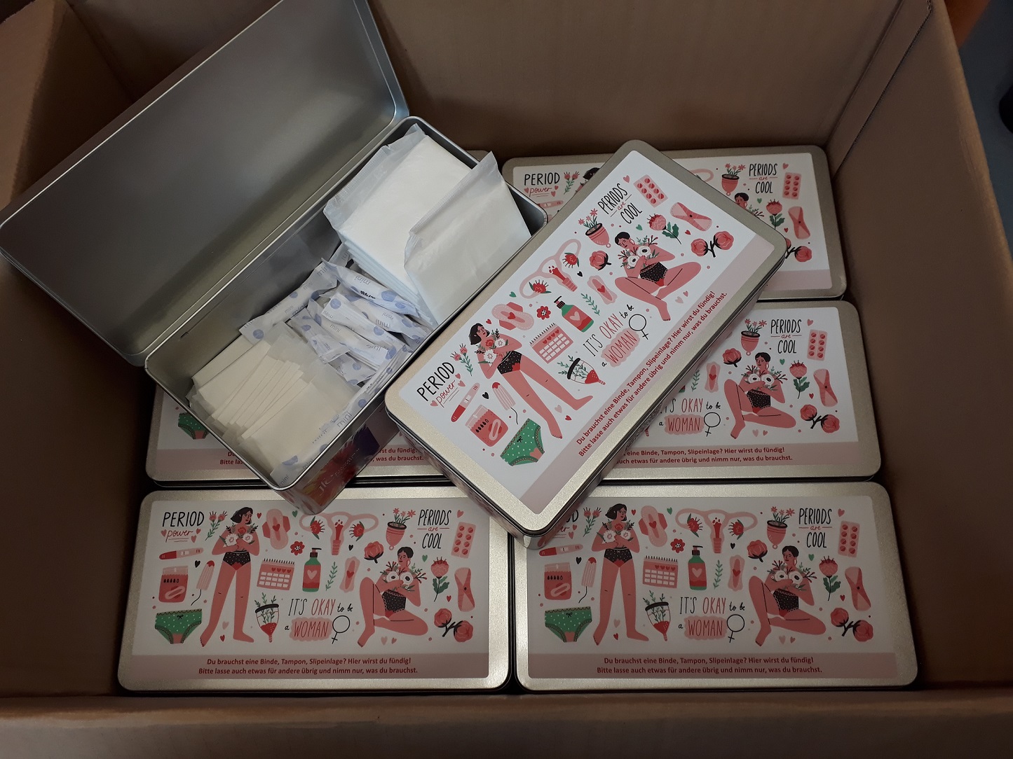 Menstruations-Box: Partnerschaft für Demokratie im Eichsfeld